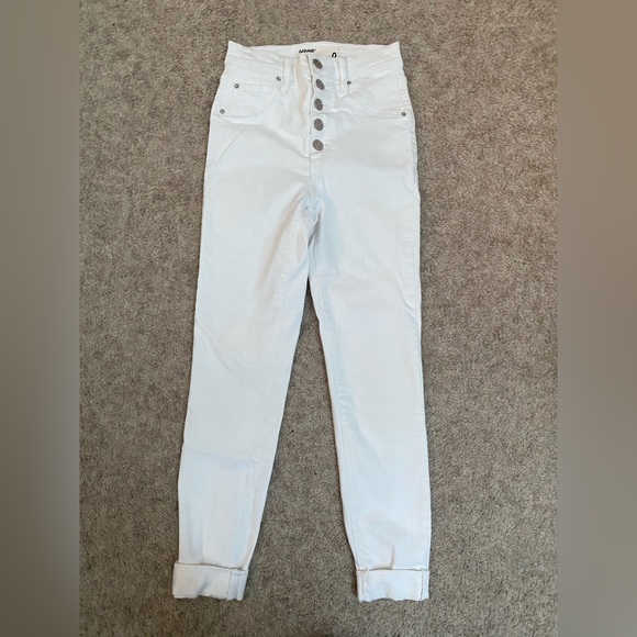 Garage white high rise jeans - Picture 1 of 2